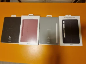 Husa Samsung Smart Book Cover pentru Tab S7/S8 Black Silver open box