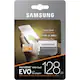 Card de memorie Samsung MicroSDXC EVO, 128GB, Class 10, UHS-I (U3) + Adaptor,MB-MP128GA/EU
